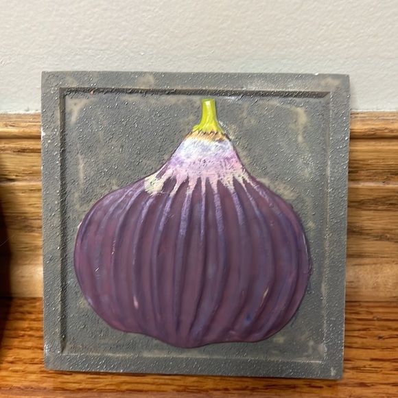 (4) Rustic Fruit Coasters Farmhouse Kitchen Decor  Country Style Drink Coasters - Picture 3 of 8